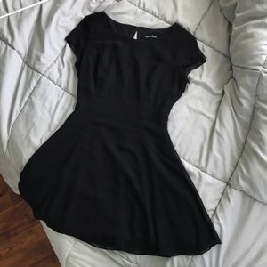 Fit & Flare mini black dress